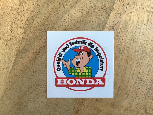 Aufkleber honda 80er - aufkleber, werbung