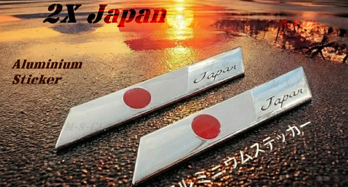 Japan aluminium sticker - japan,