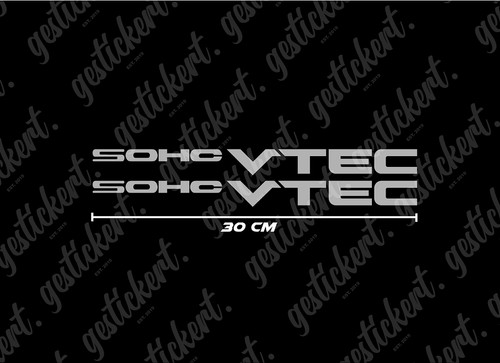 Sohc vtec aufkleber - sohc,