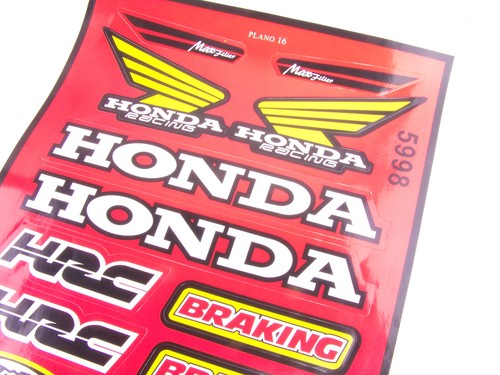 Aufkleber honda dunlop sponsor - aufkleber,