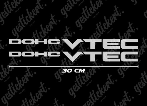 Dohc vtec aufkleber - 2x, 30